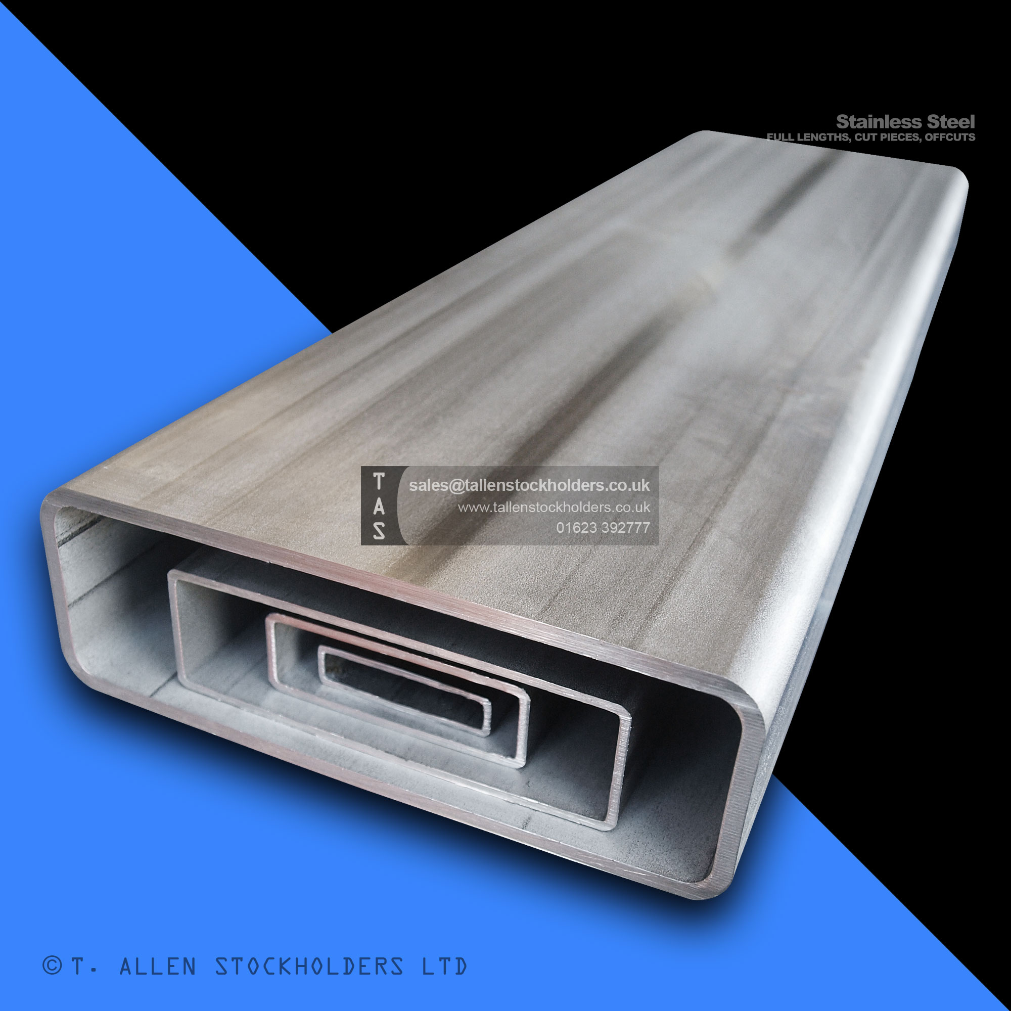 304 & 316 Stainless Steel Rectangular Box Section (RHS) – Stainless Steel Rectangular Tubing